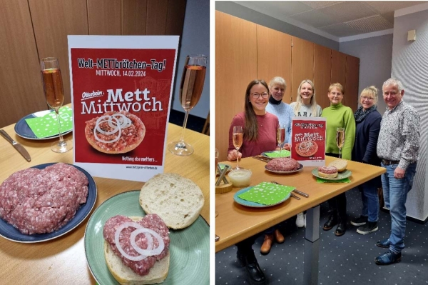 Valentinstag? Heute ist Welt-Mettbrötchen-Tag